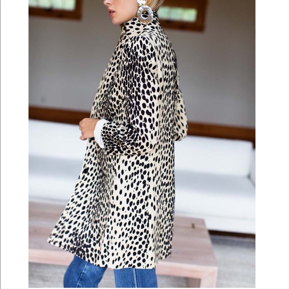 Emerson Fry Leopard Wingtip Coat, size 2, like new - Picture 5 of 8